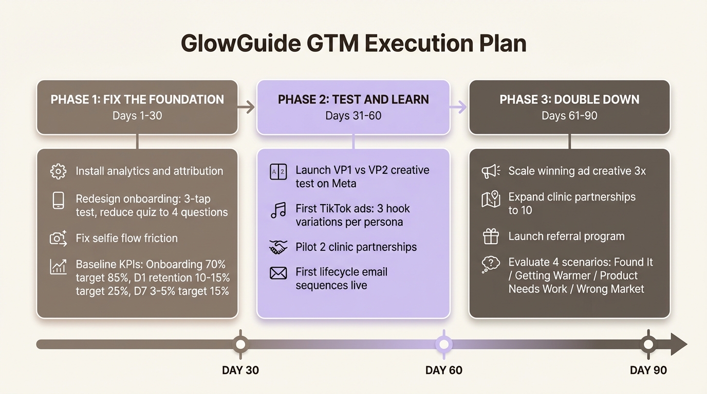 30/60/90 Day Execution Phases